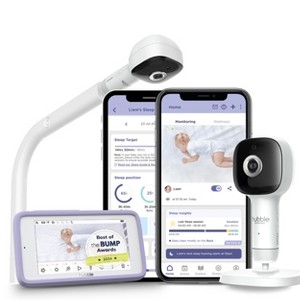HUBBLE CONNECTED SkyVision AI-Enhanced HD Smart Baby Monitor, 1 Cam, Parent Unit, Smart Rollover & Cry Detection, AI Sleep Report, Night Vision - 1 of 2