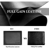 Paaaawaters Leather Wallets for Men, Genuine Leather Mens Wallets Bifold Rfid Blocking with 2 ID Windows - 2 of 4