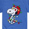 Boys' - Peanuts - Snoopy and Woodstock Christmas Skating Short Sleeve Graphic T-Shirt - 2 of 4
