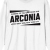 Only Murders In The Building Arconia LIVE Crew Neck Long Sleeve White Adult Tee - 2 of 3