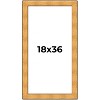 PosterPalooza | Panoramic Embellished Gold Picture Frame - UV Acrylic, Foam Board Backing, Hanging Hardware - 2 of 4