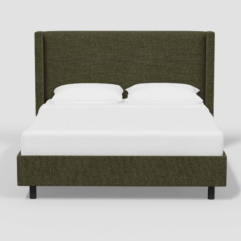 Austin Wingback Platform Bed in Tweed - Threshold™, 3 of 6