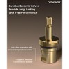YAWWALK Waterfall Widespread 8 in Bathroom Faucet, Double Handle - 2 of 4