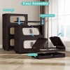 KTMBDW 4/5 Tier Storage Bins with Lids, Foldable Closet Organizers and Storage with Wheels, Collapsible Storage Boxes for Home - 3 of 4