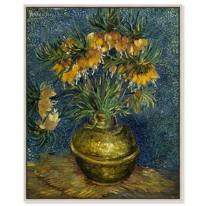 Art Remedy Vincent van Gogh - Imperial Fritillaries Van Gogh Classic Fields and Floral Wall Art Framed - 1 of 4