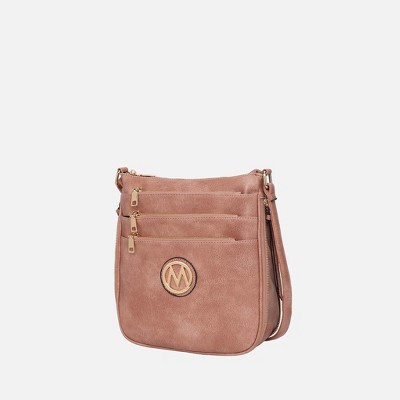 MKF Collection Salome Shoulder Crossbody Women’s Handbag Expandable Multi-Compartment Vegan Leather by Mia K