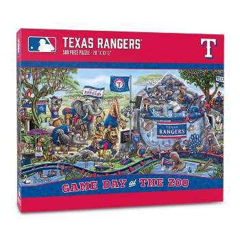 MLB Texas Rangers Game Day at the Zoo Jigsaw Puzzle - 500pc