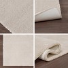 ChicFurnit Bath Rug and Mat Quick Dry Plush Bath Rug with Anti-Skid Backing for Stylish Bathrooms, Beige, 72"*24"*0.75" - 3 of 4