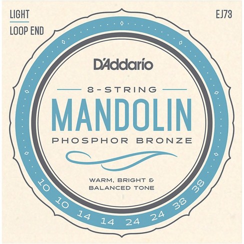 D'Addario EJ73 Phosphor Bronze Light Mandolin Strings (10-38) - image 1 of 4