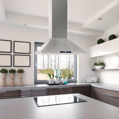 Cosmo Lumin Collection Island Range Hood - Thumbnail 2