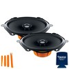 Hertz Two Pairs of DCX-570.3 Dieci Series 5X7/6X8" Coaxial Speakers - 2 of 4