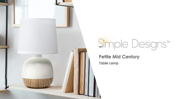 Petite Mid-Century Table Lamp - Simple Designs, 2 of 12, play video