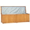vidaXL Garden Box Natural Teak Solid Teak Wood 68.9 in x 19.7 in x 21.7 in - 4 of 4