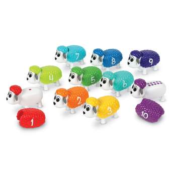 Learning Resources Snap-n-Learn Counting Sheep, Fine Motor, Counting & Sorting Toy, Easter Basket Toy, Ages 18 mos+