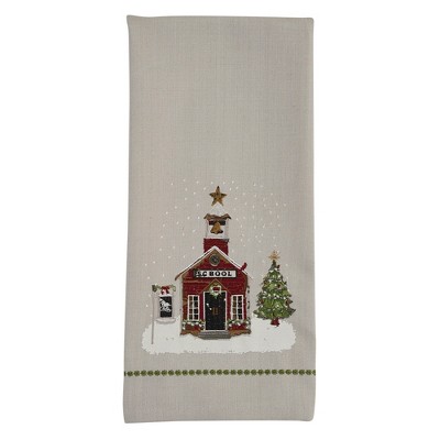 Park Designs Holiday School House Dishtowel Set Of 2 : Target