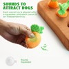 Nocciola 12 PCS Carrot Squeaky Dog Toys with Puzzle Feeding Carrot Patch,Dog Enrichment Toys for Hide and Seek, Puzzle Toys for Small and Medium Dogs - 2 of 4