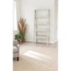 5 Tier Modern Ladder Bookshelf Organizers, Wood Frame Bookshelf for Small Spaces in Your Living Rooms, Office Furniture Bookcase, Grey - 4 of 4
