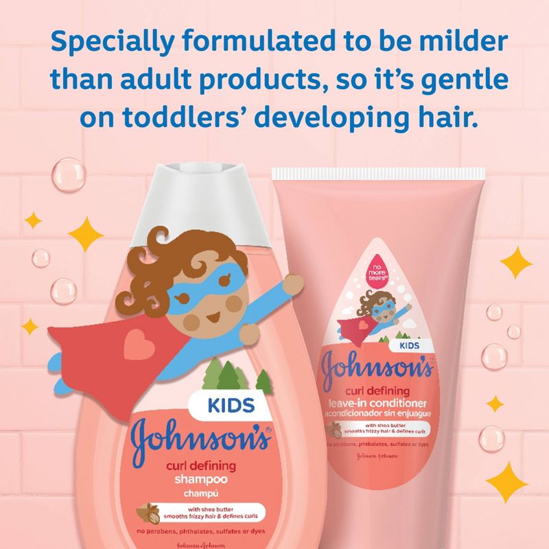 Johnson&#39;s Kids Curl-Defining Shampoo, Shea Butter, for Toddler&#39;s Hair - 13.6 fl oz, 5 of 12