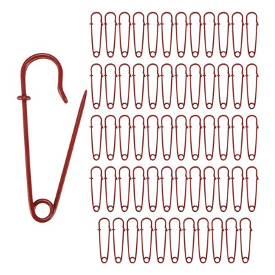 Unique Bargains Spring Lock Blanket Bulk Pins Fashion Clothes Sewing 60 Pcs