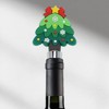 Unique Bargains Two-Wire Short Christmas Tree Stopper Aluminum Alloy TPE Green Black Silver Tone 1 Pc - 2 of 3