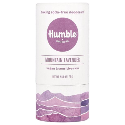 Humble Brands Baking Soda-Free Deodorant, Mountain Lavender, 2.65 oz (75 g)