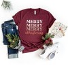 Simply Sage Market Women's Merry Christmas Cursive Short Sleeve Graphic Tee - 3 of 4