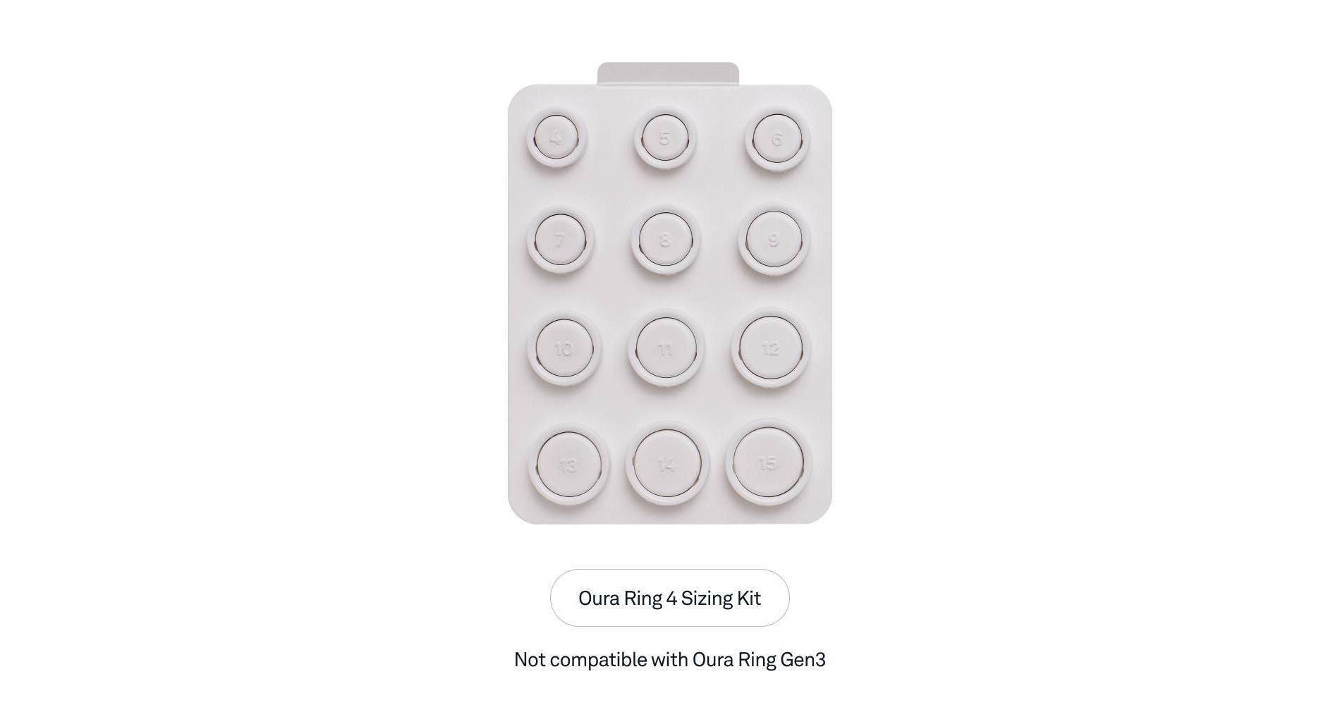 Oura Ring 4 Sizing Kit
