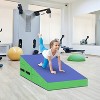 FDW Gymnastics Mat Tumbling Mat Incline Mat Folding Home Gym Yoga Mat - 2 of 4