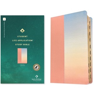 NLT Student Life Application Study Bible, Filament Enabled (Leatherlike, Ombre Pink, Indexed, Red Letter) - (Leather Bound) - 1 of 1