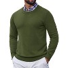 COOFANDY Mens Crewneck Sweater Pullover Knit Sweater Lightweight Sweaters with Ribbing Edge - 2 of 4