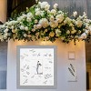 Brushed Signature Mat Picture Frame – Guest Book Alternative for Weddings, Graduations, or Retirement – Autograph Photo Mat for Signature Board - 4 of 4