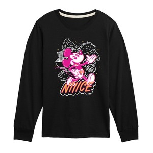 Boys' - Disney - Nice Mickey Long Sleeve Graphic T-Shirt - 1 of 4