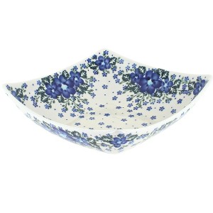 Blue Rose Polish Pottery 161 Vena Square Serving Dish - 1 of 1