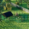Artloge Large Heavy Duty Metal Chicken Coop Walk-In Chicken Coop Hen Run House Poultry Rabbit Cage with UV & Waterproof Cover for Outside Yard Farm - 2 of 4
