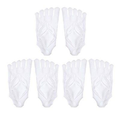 Unique Bargains Invisible Five Fingers Socks Breathable Soft Fashion No Show Socks for Women 3 Pairs