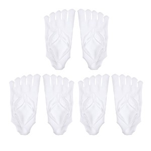 Unique Bargains Invisible Five Fingers Socks Breathable Soft Fashion No Show Socks for Women 3 Pairs - 1 of 4