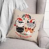 Creative Products Meowy Christmas 18 x 18 Spun Poly Pillow - 3 of 3