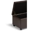 NicBex Faux Leather Storage Ottoman Bench,Storage Ottoman with Tufted Diamond Detail,Modern Storage Bench for Living Room,Bedroom - 4 of 4