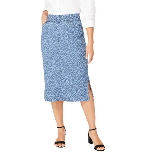 White denim outlet skirt in london