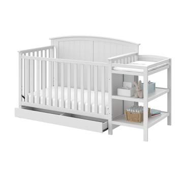 Storkcraft Steveston 4-in-1 Convertible Crib and Changer with Drawer
