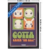Trends International Pokemon: Groovy Vibes - Gotta Catch 'Em All! Framed Wall Poster Prints - 3 of 4
