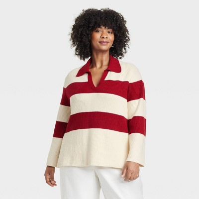 Women's Polo Pullover Sweater - A New Day™