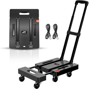 MaseiKar Folding Hand Truck, 500LB Heavy Duty Luggage Cart, Utility Dolly Platform Cart for Luggage, Travel, Moving, Shopping, Office Use - 1 of 4