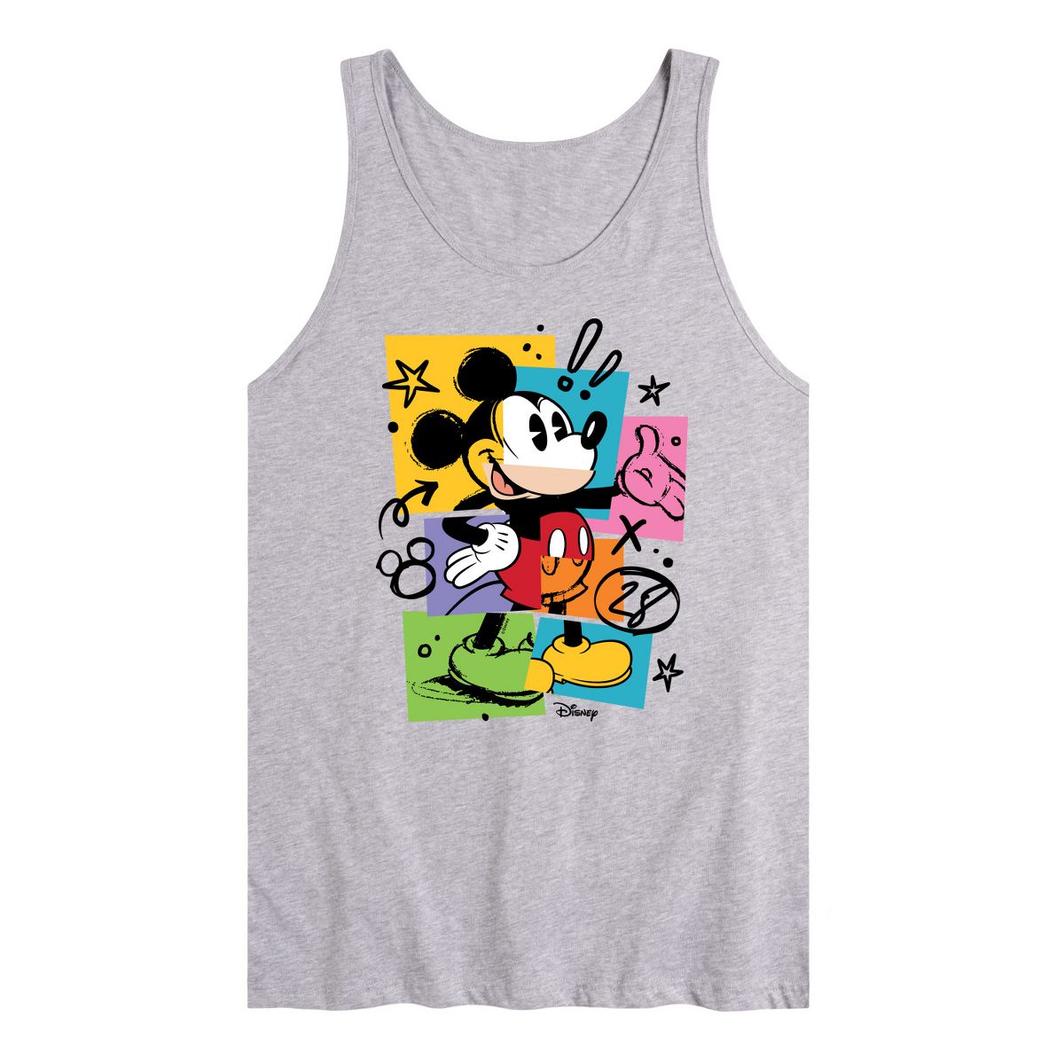 Men's - Disney - Mickey Sketch Graphic Tank Top