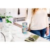 Elanze Designs 20 oz Stainless Steel On the Go Insulated Travel Tumbler With Push Top Lid, Multicolored Giraffe Print Sky Blue - 4 of 4