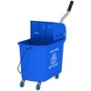 HOMCOM Mop Bucket with Wringer on Wheels for Floor Cleaning, 21 Quart, Separate Dirty and Clean Water - 4 of 4
