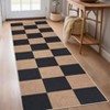 Modern Easy Jute Rug Washable Rug with Non Slip TPR Backing - 2 of 4