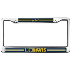 UC Davis Aggies Design Full Size Standard License Plate Metal Frame - 1 of 4