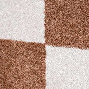 Hauteloom Ulric Chestnut Diamond Washable Area Rug - 1 of 4