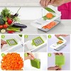 Racxily 12 In 1 Vegetable Chopper with Container Kitchen Food Slicer Dicer Grater Peeler Egg Separator Hand Protector for Onion Salad Potato - 3 of 4
